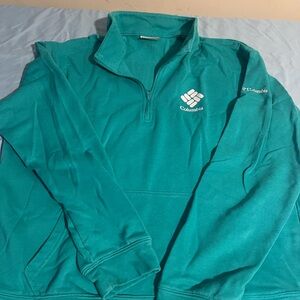 Columbia Women’s 1/4 Zip Up Sweatshirt in Teal